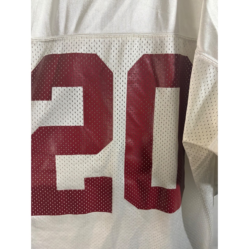 Nike Football Jersey Mens XXL White Excellent Oklahoma Sooners #20 Mesh V-Neck - Picture 10 of 11